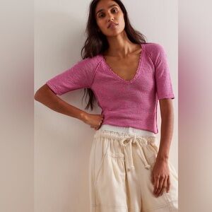 Free people Tee / Textured Free People